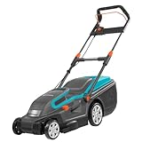 Gardena PowerMax 1600/37 Elektrorasenmäher: Rasenmäher bis 500 m², 37 cm Schnittbreite, 45 l Fassungsvolumen, Schnitthöhe 20-60 mm, klappbares Gestänge, ergonomischer Handgriff (5037-20)