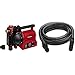Einhell Hauswasserautomat GE-AW 1042 FS (1.050 W, 4200 L/h Fördermenge, 4.8 bar Förderdruck, Wasserfüll-/Schmutz-/Sauganzeige, Trockenlaufsicherung, Flow-Sensor, inkl. 4 m Saugschlauch)