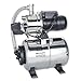 T.I.P. Hauswasserwerk HWW 4500 INOX, Edelstahl, 4 350 l/h, max. 50 m Förderhöhe, 5 bar Druck, 22 l Tank, 1 200 W Leistung, Manometer, robust, zuverlässig & korrosionsfrei, Thermo-Überlastschutz