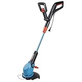 Gardena Rasentrimmer EasyCut 400/25: Motorsense mit 250 mm Schnittkreis, zum Schneiden von Gräsern und Wildwuchs, mit verstellbarem Griff und anpassbarem Teleskopstiel, abwinkelbarer Stiel (9807-20)