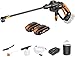 WORX 18V(20V MAX) Akku Mobiler Hochdruckreiniger Hydroshot WG620E.4, 2,0Ah, Powershare, Multi-Sprühdüse, Lange Lanze, 6m Schlauch, Akku & Schellladegerät
