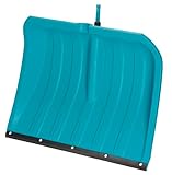 Gardena combisystem-Schneeschieber KST 50: Schneeschaufel, Abriebfeste Kunststoffkante, leichtes Kunststoffblatt, bis -40°C kälteschlagfest, Arbeitsbreite 50 cm (3241-20)