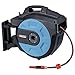 Gardena Wand-Schlauchbox 35 roll-up automatic: Schwenkbare Schlauchtrommel, 35 m Gardena Qualitätsschlauch, kurze Arretierstops, inkl. Wandhalterung, Systemteilen und Spritze (8024-20)