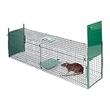 MaxxGarden Rattenfalle und Marderfalle - Mausefalle - Marderfalle Lebendfalle - Lebendfalle Ratte - Rattenfalle Lebend - Rattenfallen Testsieger - Mäusefalle Lebend Hochwertig - 100x25x28 cm