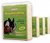 Difro Kleintierstreu 4 x 60 Liter 240 Liter Einstreu Käfigstreu Hobelspäne Späne Holzspäne