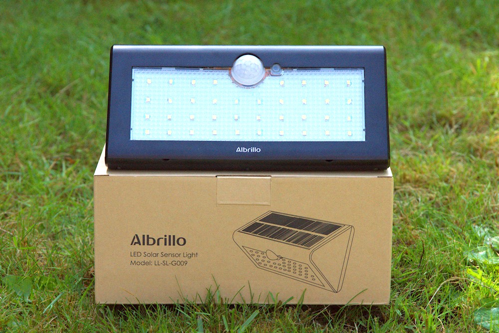 Abrillo LED Solarlampe mit Bewegungsmelder Abrillo LED Solarlampe mit Bewegungsmelder