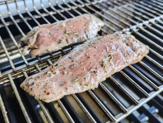 Rehrücken auf dem Grill