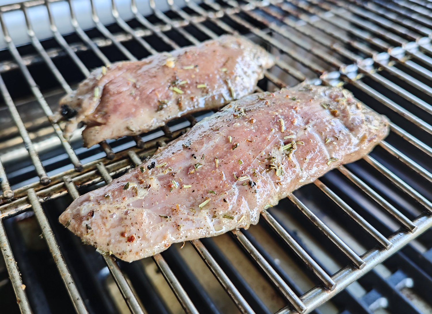 Rehrücken auf dem Grill Rehrücken auf dem Grill