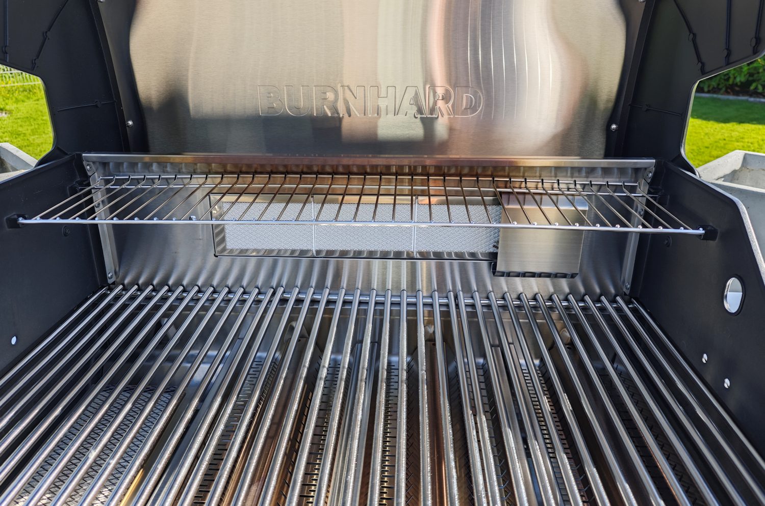 Einbrennen Burnhard Grill Edelstahl